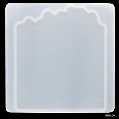 Silicone Mould Agate One Coaster Square (SMOA00) | Reliance Fine Art |Moulds & Surfaces for Resin and Fluid ArtResin and Fluid Art