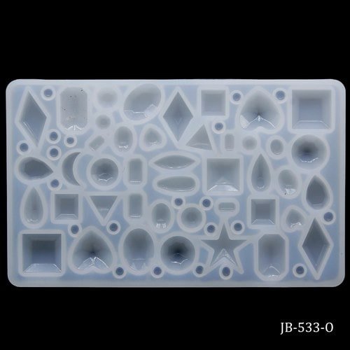Silicone Mould Crystal Gem Patch (JB533O) | Reliance Fine Art |Moulds & Surfaces for Resin and Fluid ArtResin and Fluid Art