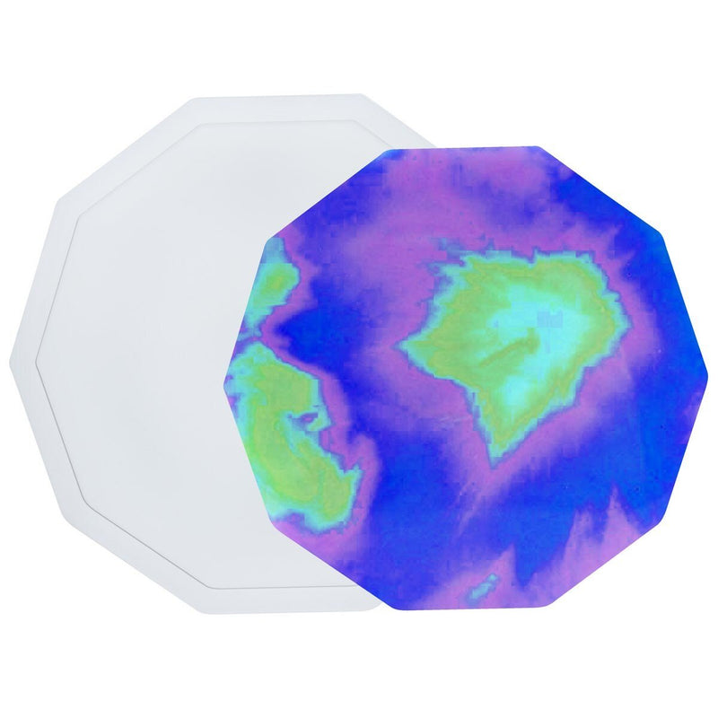 Silicone Mould Decagon 10 Curve Coaster (SMD100) | Reliance Fine Art |Moulds & Surfaces for Resin and Fluid ArtResin and Fluid Art