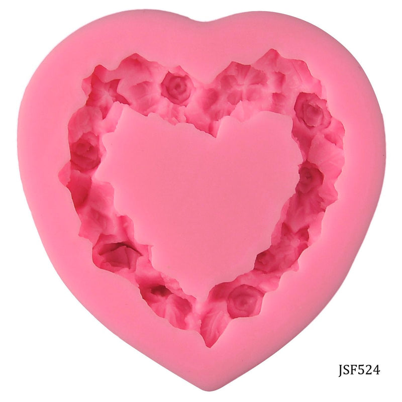 Silicone Mould Heart Frame (JSF524) | Reliance Fine Art |Moulds & Surfaces for Resin and Fluid ArtResin and Fluid Art