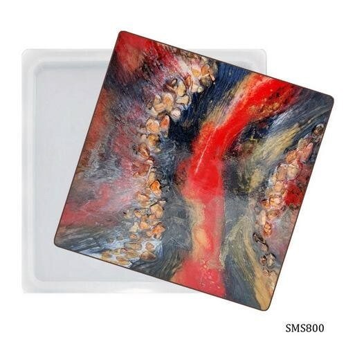 Silicone Mould Square 4.2 X 4.2Inch (SMS000) | Reliance Fine Art |Moulds & Surfaces for Resin and Fluid ArtResin and Fluid Art