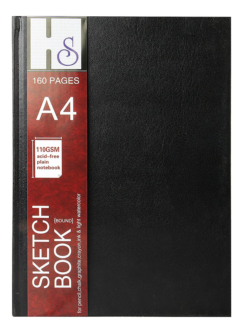 Sketch Book A4 110 GSM 120 Pages (Hard Bound) | Reliance Fine Art |Art JournalsArt PadsSketch Pads & Papers