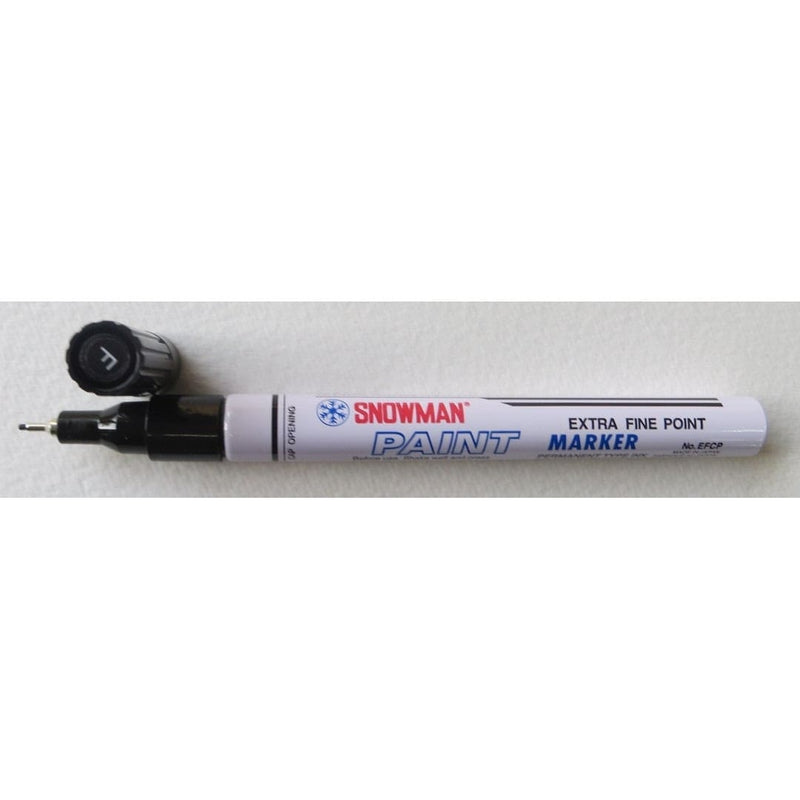 Snowman Black Paint Marker Extra Fine Tip | Reliance Fine Art |MarkersPaint Markers