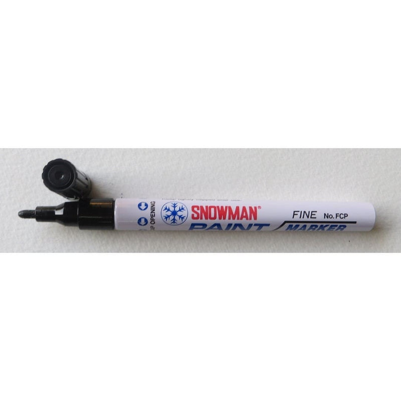 Snowman Black Paint Marker Fine Tip | Reliance Fine Art |MarkersPaint Markers