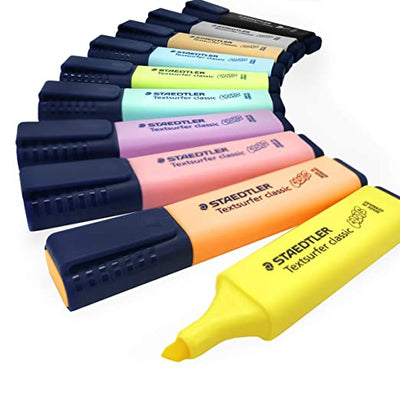 STAEDTLER 10 PASTEL HIGHLIGHTERS (364CWP10) | Reliance Fine Art |Markers