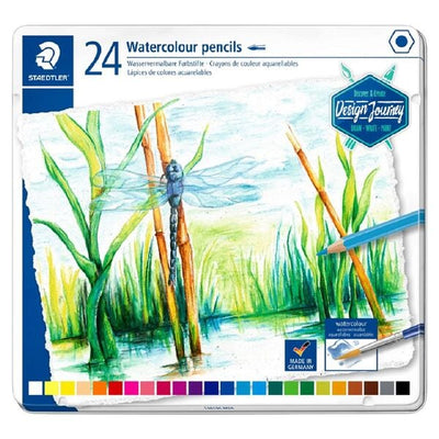Staedtler Watercolour Pencils 24 Pack (14610CM24) | Reliance Fine Art |Water ColorWatercolor Paint