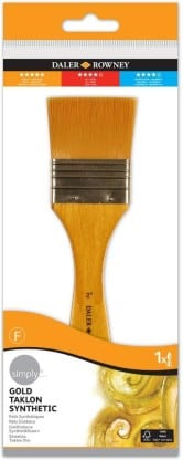 TAKLON SKYFLOW BRUSH SET 1 PC 2 Inch (Yellow) 216921100 | Reliance Fine Art |