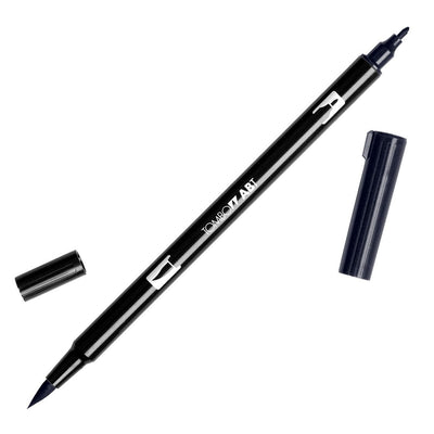 Tombow ABT Dual Brush Pen - Black ( Single) | Reliance Fine Art |Illustration Pens & Brush Pens