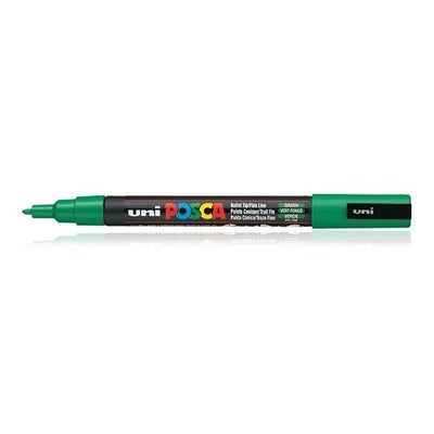 Uni Posca Marker Green 0.9-1.3mm (12T) | Reliance Fine Art |MarkersPaint Markers
