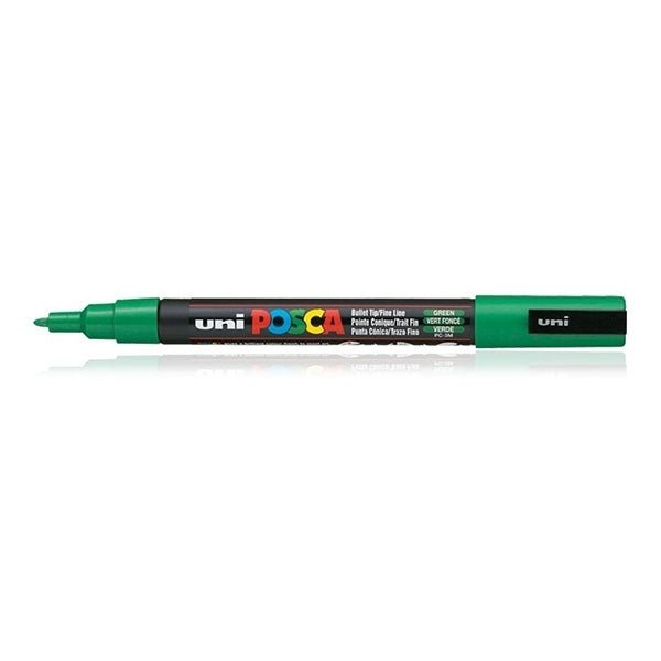 Uni Posca Marker Khaki Green 0.9-1.3mm (12T) | Reliance Fine Art |MarkersPaint Markers