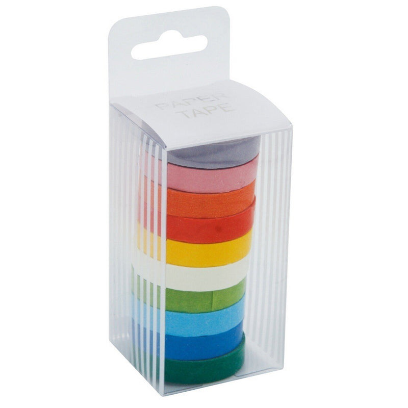 Washi Tape Set of 10pcs Solid Colors Small (WTPC-10P) | Reliance Fine Art |Art Tools & Accessories
