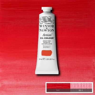 Winsor & Newton Artist Oil Color 37ml S1 Bright Red | Reliance Fine Art |Oil PaintsWinsor & Newton Artist Oil Colours