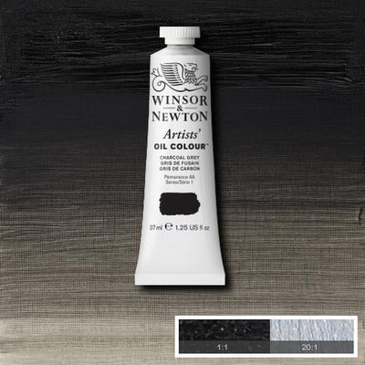 Winsor & Newton Artist Oil Color 37ml S1 Charcoal Grey | Reliance Fine Art |Oil PaintsWinsor & Newton Artist Oil Colours