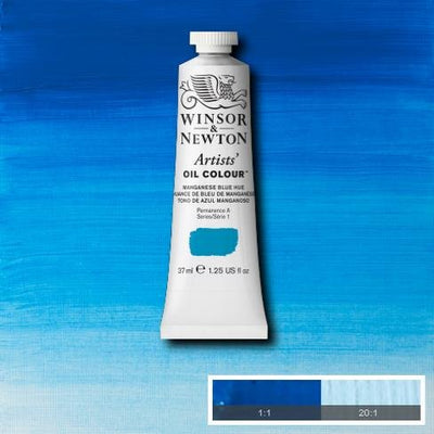 Winsor & Newton Artist Oil Color 37ml S1 Manganese Blue | Reliance Fine Art |Oil PaintsWinsor & Newton Artist Oil Colours