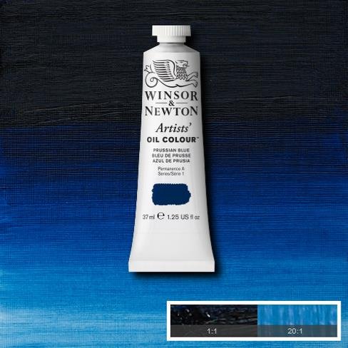 Winsor & Newton Artist Oil Color 37ml S1 Prussian Blue | Reliance Fine Art |Oil PaintsWinsor & Newton Artist Oil Colours