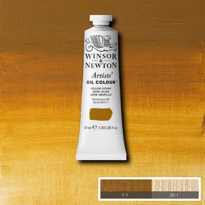 Winsor & Newton Artist Oil Color 37ml S1 Yellow Ochre | Reliance Fine Art |Oil PaintsWinsor & Newton Artist Oil Colours