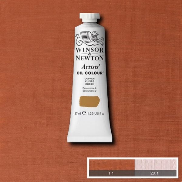 Winsor & Newton Artist Oil Color 37ml S2 Copper | Reliance Fine Art |Oil PaintsWinsor & Newton Artist Oil Colours