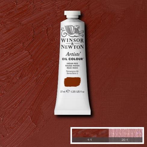 Winsor & Newton Artist Oil Color 37ml S2 Indian Red | Reliance Fine Art |Oil PaintsWinsor & Newton Artist Oil Colours
