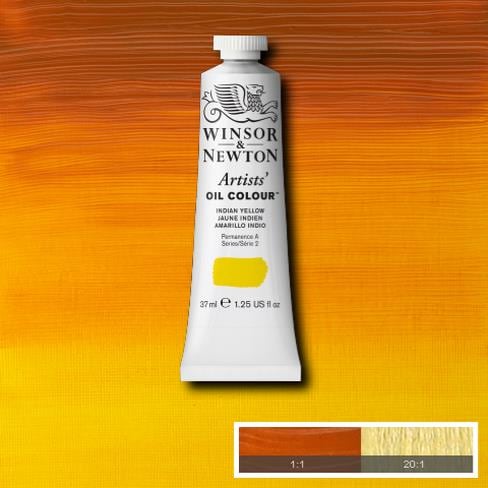 Winsor & Newton Artist Oil Color 37ml S2 Indian Yellow | Reliance Fine Art |Oil PaintsWinsor & Newton Artist Oil Colours