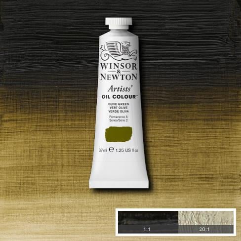 Winsor & Newton Artist Oil Color 37ml S2 Olive Green | Reliance Fine Art |Oil PaintsWinsor & Newton Artist Oil Colours