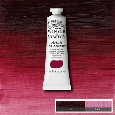 Winsor & Newton Artist Oil Color 37ml S2 Purple Madder | Reliance Fine Art |Oil PaintsWinsor & Newton Artist Oil Colours