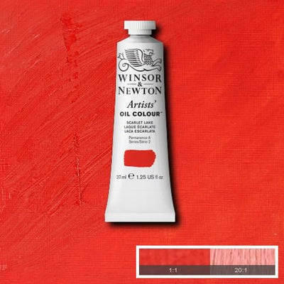 Winsor & Newton Artist Oil Color 37ml S2 Scarlet Lake | Reliance Fine Art |Oil PaintsWinsor & Newton Artist Oil Colours