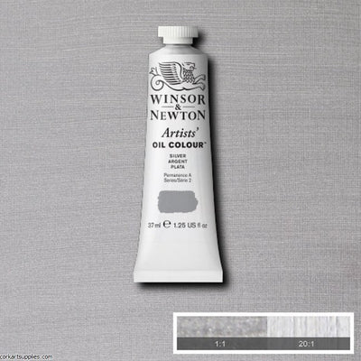 Winsor & Newton Artist Oil Color 37ml S2 Silver | Reliance Fine Art |Oil PaintsWinsor & Newton Artist Oil Colours