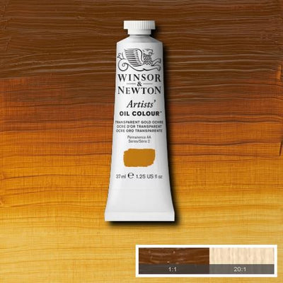 Winsor & Newton Artist Oil Color 37ml S2 Transparent Gold Ochre | Reliance Fine Art |Oil PaintsWinsor & Newton Artist Oil Colours
