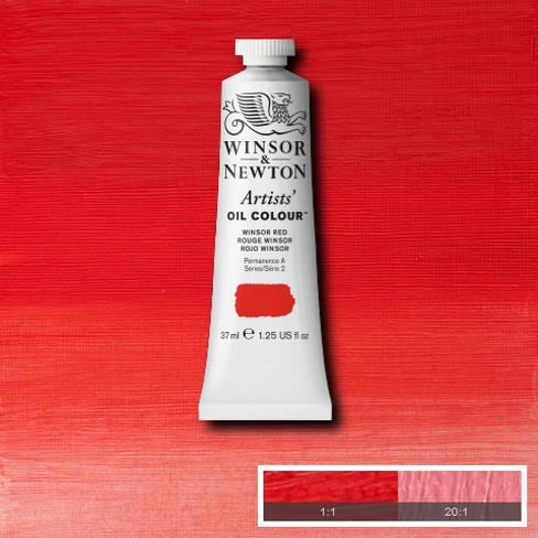Winsor & Newton Artist Oil Color 37ml S2 Winsor Red | Reliance Fine Art |Oil PaintsWinsor & Newton Artist Oil Colours