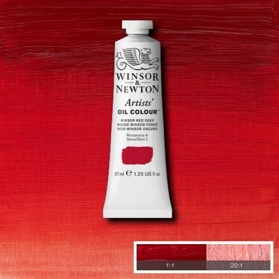 Winsor & Newton Artist Oil Color 37ml S2 Winsor Red Deep | Reliance Fine Art |Oil PaintsWinsor & Newton Artist Oil Colours