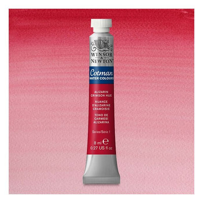 Winsor & Newton Cotman Water Colour 8 ML Alizarin Crimson Hue | Reliance Fine Art |Water ColorWatercolor PaintWinsor & Newton Cotman Watercolour