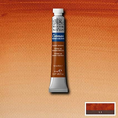 Winsor & Newton Cotman Water Colour 8ML BURNT SIENNA | Reliance Fine Art |Water ColorWatercolor PaintWinsor & Newton Cotman Watercolour