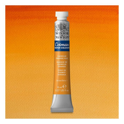 Winsor & Newton Cotman Water Colour 8ML CADMIUM ORANGE HUE | Reliance Fine Art |Water ColorWatercolor PaintWinsor & Newton Cotman Watercolour