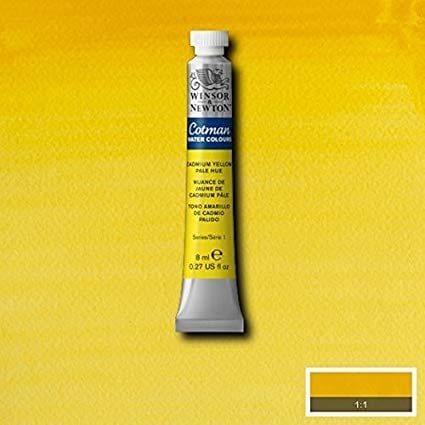 Winsor & Newton Cotman Water Colour 8ML CADMIUM YELLOW PALE HUE | Reliance Fine Art |Water ColorWatercolor PaintWinsor & Newton Cotman Watercolour