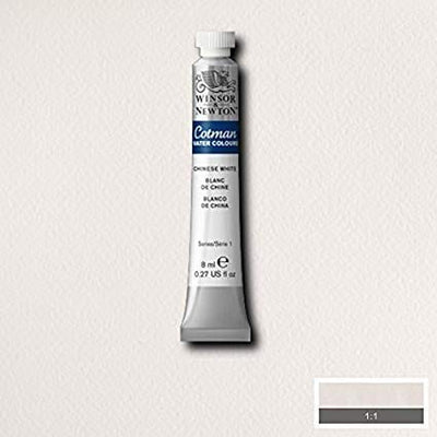 Winsor & Newton Cotman Water Colour 8ML CHINESE WHITE | Reliance Fine Art |Water ColorWatercolor PaintWinsor & Newton Cotman Watercolour