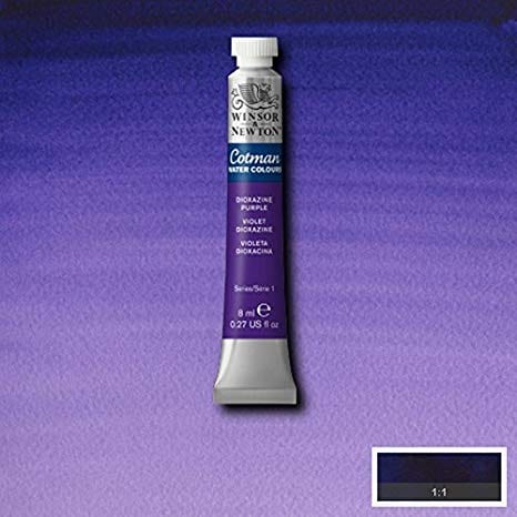 Winsor & Newton Cotman Water Colour 8ML DIOXAZINE PURPLE | Reliance Fine Art |Water ColorWatercolor PaintWinsor & Newton Cotman Watercolour