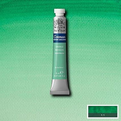 Winsor & Newton Cotman Water Colour 8ML EMERALD | Reliance Fine Art |Water ColorWatercolor PaintWinsor & Newton Cotman Watercolour