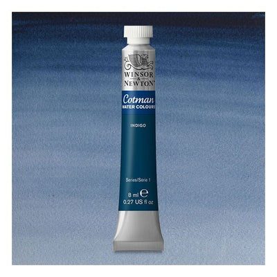 Winsor & Newton Cotman Water Colour 8ML INDIGO | Reliance Fine Art |Water ColorWatercolor PaintWinsor & Newton Cotman Watercolour