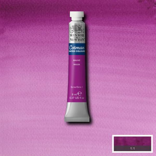 Winsor & Newton Cotman Water Colour 8ML MAUVE | Reliance Fine Art |Water ColorWatercolor PaintWinsor & Newton Cotman Watercolour