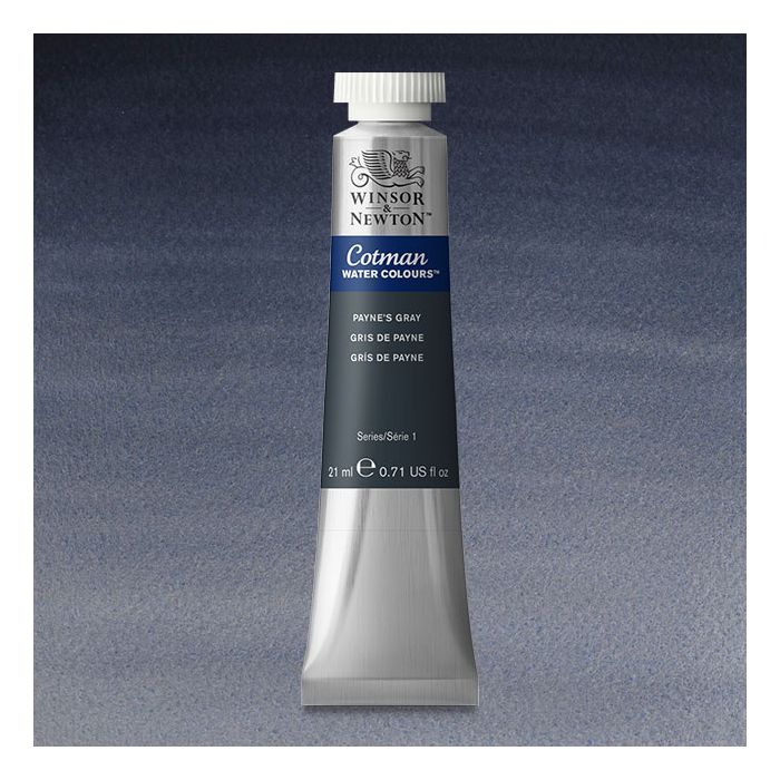 Winsor & Newton Cotman Water Colour 8ML PAYNES GREY | Reliance Fine Art |Water ColorWatercolor PaintWinsor & Newton Cotman Watercolour