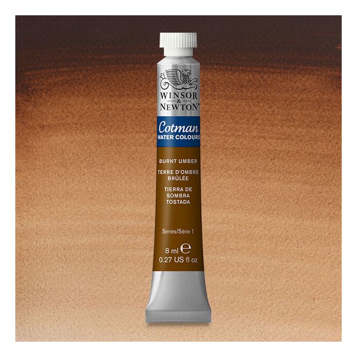 Winsor & Newton Cotman Water Colour 8ML RAW UMBER | Reliance Fine Art |Water ColorWatercolor PaintWinsor & Newton Cotman Watercolour