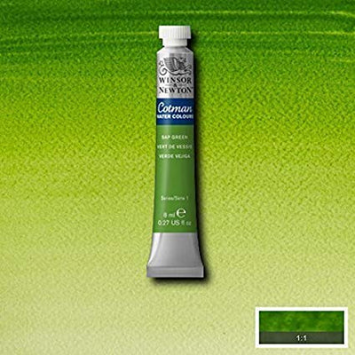Winsor & Newton Cotman Water Colour 8ML SAP GREEN | Reliance Fine Art |Water ColorWatercolor PaintWinsor & Newton Cotman Watercolour