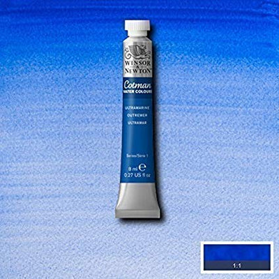 Winsor & Newton Cotman Water Colour 8ML ULTRAMARINE | Reliance Fine Art |Water ColorWatercolor PaintWinsor & Newton Cotman Watercolour