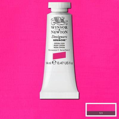 Winsor Newton Designer Gouache Opera Pink 14 ML S2 | Reliance Fine Art |Gouache PaintsWinsor & Newton Designer Gouache