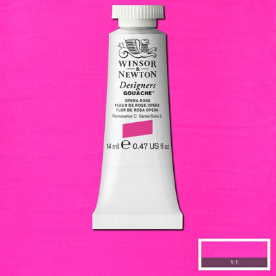 Winsor Newton Designer Gouache Opera Rose 14 ML S2 | Reliance Fine Art |Gouache PaintsWinsor & Newton Designer Gouache