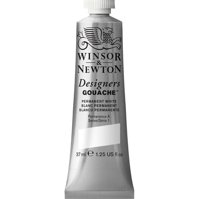 Winsor Newton Designer Gouache Permanent White 37 ML S1 | Reliance Fine Art |Gouache PaintsWinsor & Newton Designer Gouache