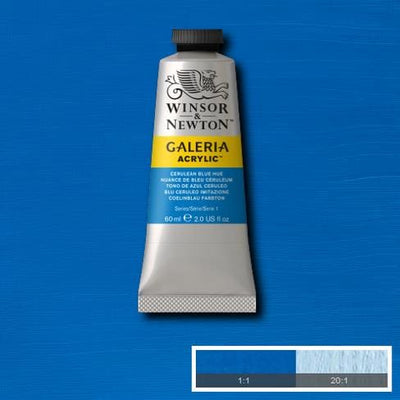 Winsor & Newton Galeria Acrylic 60ML Cerulean Blue Hue | Reliance Fine Art |Acrylic PaintsWinsor Newton Galeria Acrylic Paint