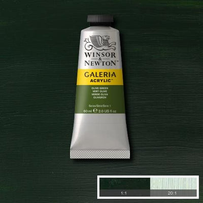 Winsor & Newton Galeria Acrylic 60ML Olive Green | Reliance Fine Art |Acrylic PaintsWinsor Newton Galeria Acrylic Paint