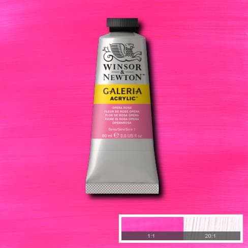 Winsor & Newton Galeria Acrylic 60ML Opera Rose | Reliance Fine Art |Acrylic PaintsWinsor Newton Galeria Acrylic Paint