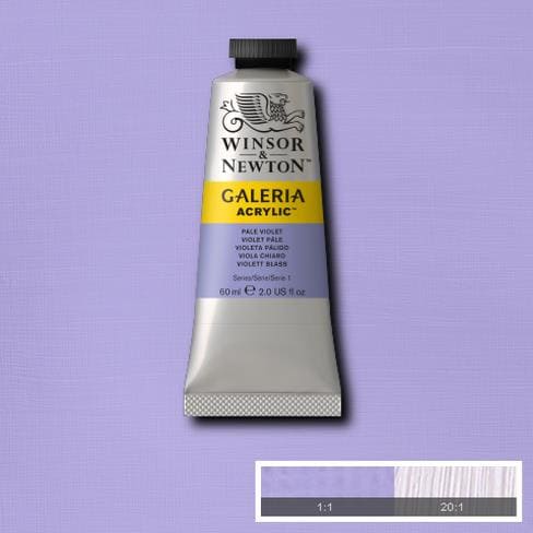 Winsor & Newton Galeria Acrylic 60ML Pale Violet | Reliance Fine Art |Acrylic PaintsWinsor Newton Galeria Acrylic Paint